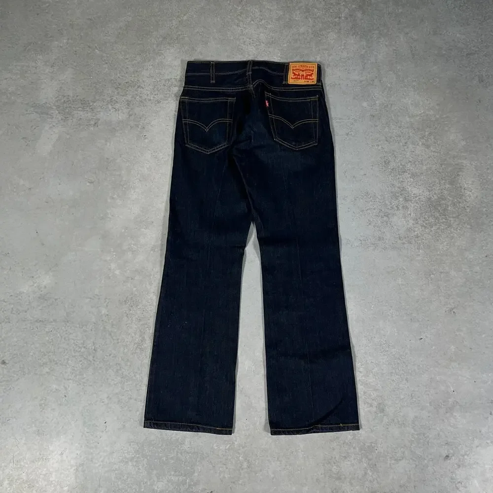 Levi's 517 Bootcut Jeans Men's Dark Denim Jeans Size 30x30
